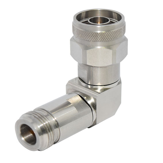 18GHz N(母頭)-N(公頭(tóu))射頻轉接器,90°直角彎