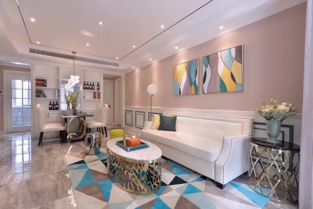 130㎡現代美式風，優雅浪漫的時尚空間