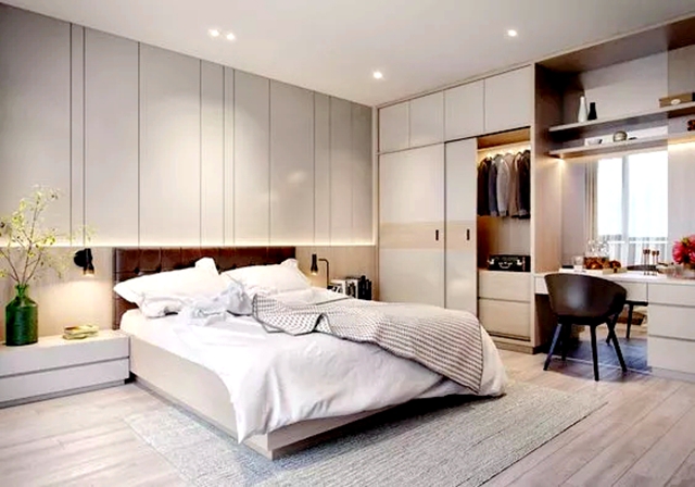 臥室衣櫃（guì）+梳妝台設（shè）計方式，原來還可以這麽打開！