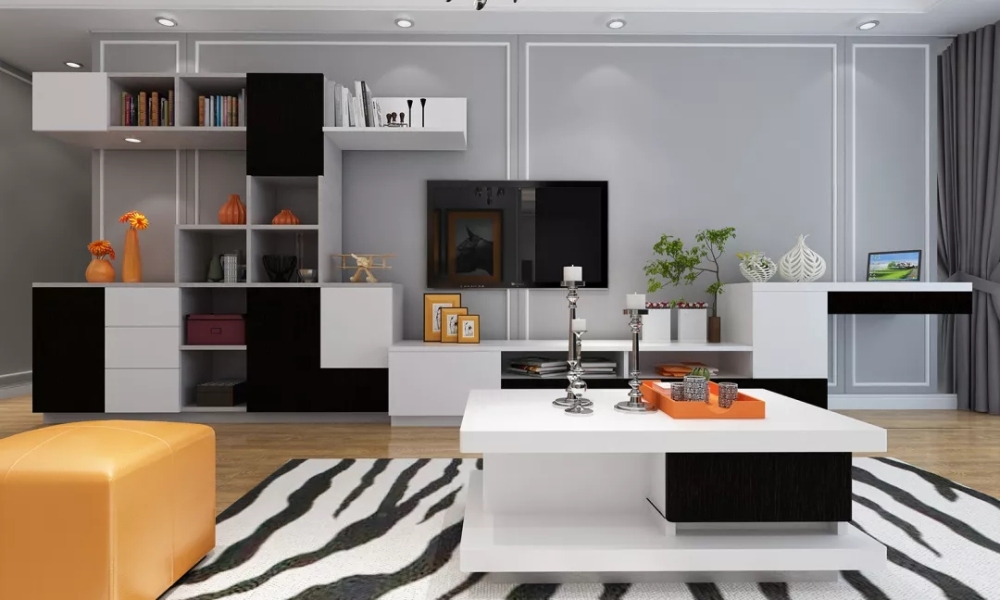 電視組（zǔ）合櫃 客廳收納的（de）完美解決（jué）方案！