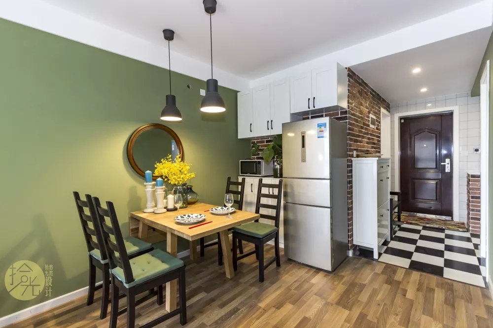 嵌入式餐（cān）邊櫃設計案例，實用美化餐廳