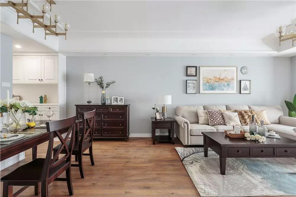 110㎡輕奢美式風公寓，平淡生活中的時刻浪漫！