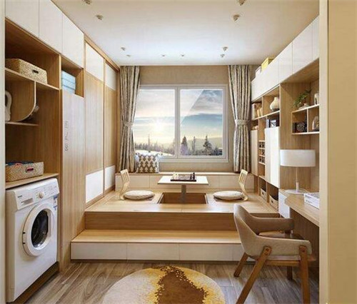 擁有這樣一個（gè）飄窗櫃，便能讓你的（de）煩惱止步！