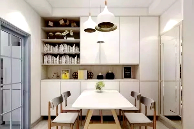 美觀（guān）兼實用餐廳櫃設計安利，一眼就愛上！（建議收藏）