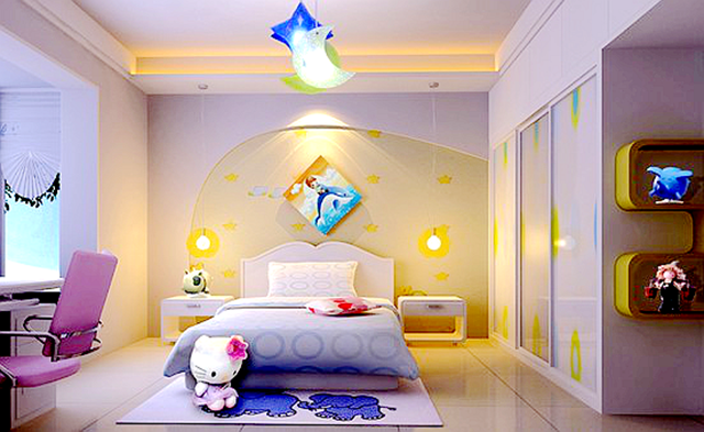 媽媽（mā），我想要這樣（yàng）一個兒童房：安全（quán），舒適，環保