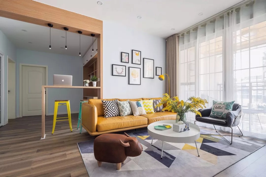 【推薦（jiàn）】122㎡北歐風三居（jū）室，清（qīng）新文藝的活力（lì）空間！