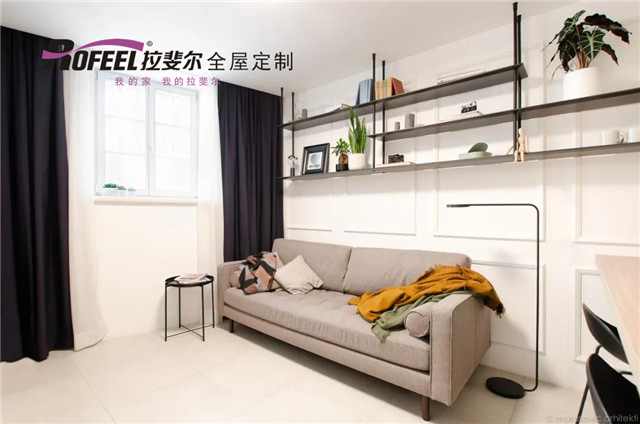 拉（lā）斐（fěi）爾（ěr）全屋（wū）定製|40㎡工（gōng）業風（fēng）裝修，好想住到天荒地老！