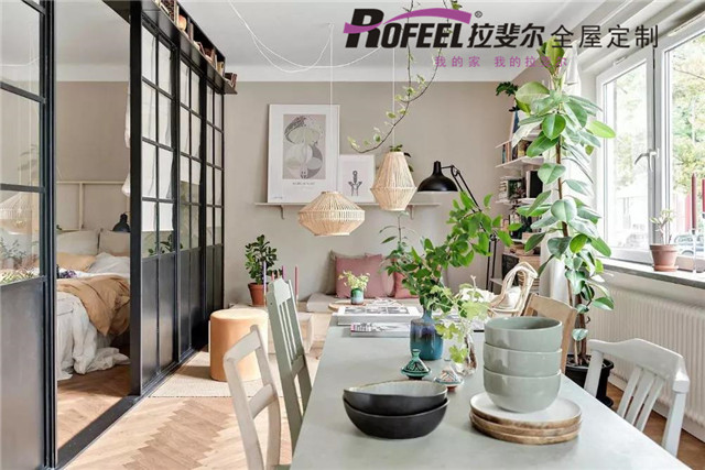 拉斐（fěi）爾全屋定製|45㎡ 宜家風小公寓，浪（làng）漫、溫馨！