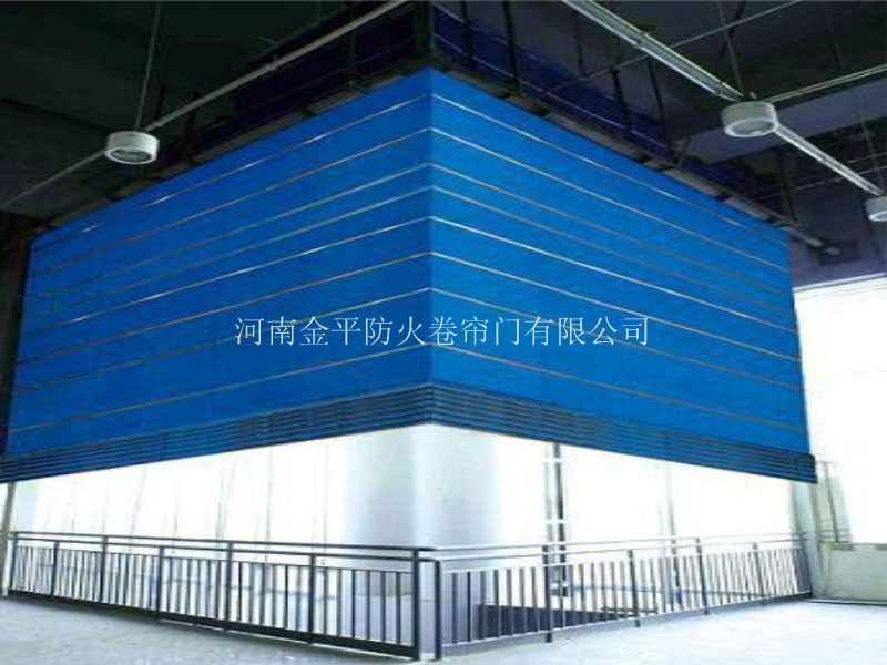 無機（jī）布雙軌無機折（shé）疊提升防火（huǒ）卷簾