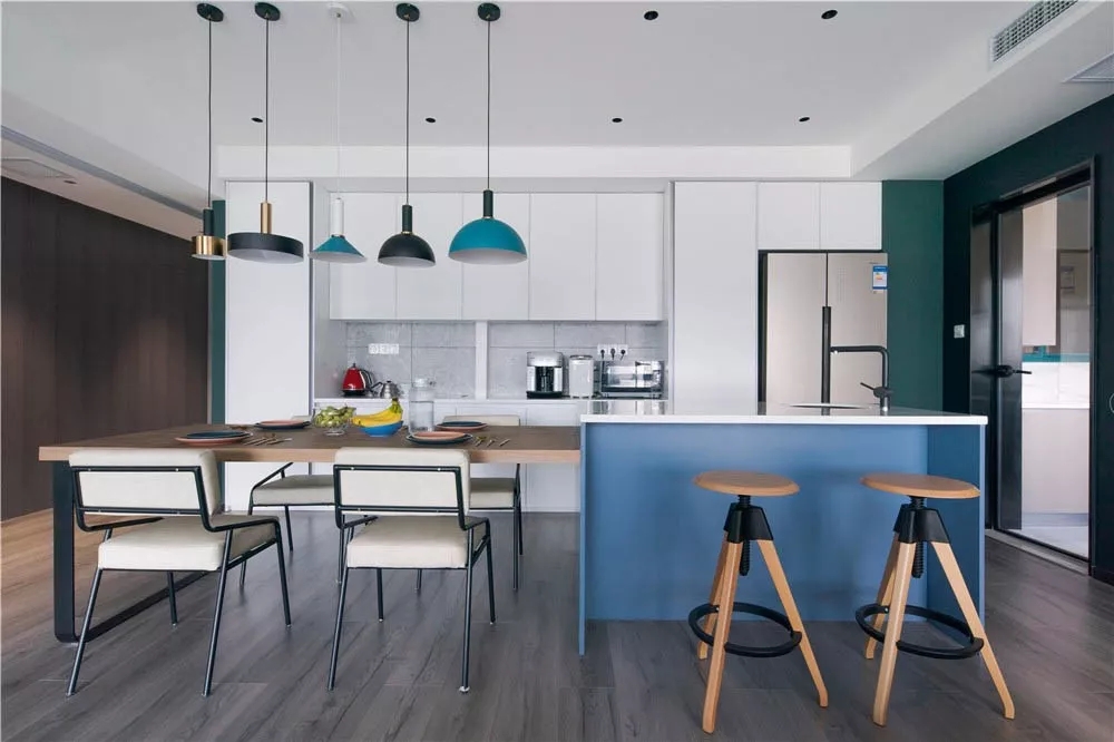 餐（cān）桌+島台設計案例，了解一下